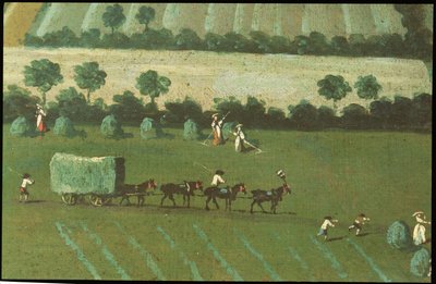 Alrededores de Dixton Manor, c.1725 (detalle) de English School